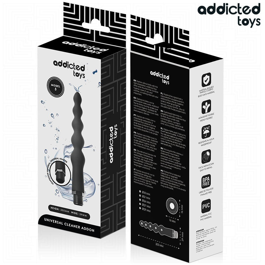 ADDICTED TOYS - ANAL CLEANER MIT UNIVERSALADAPTER MODELL 5
