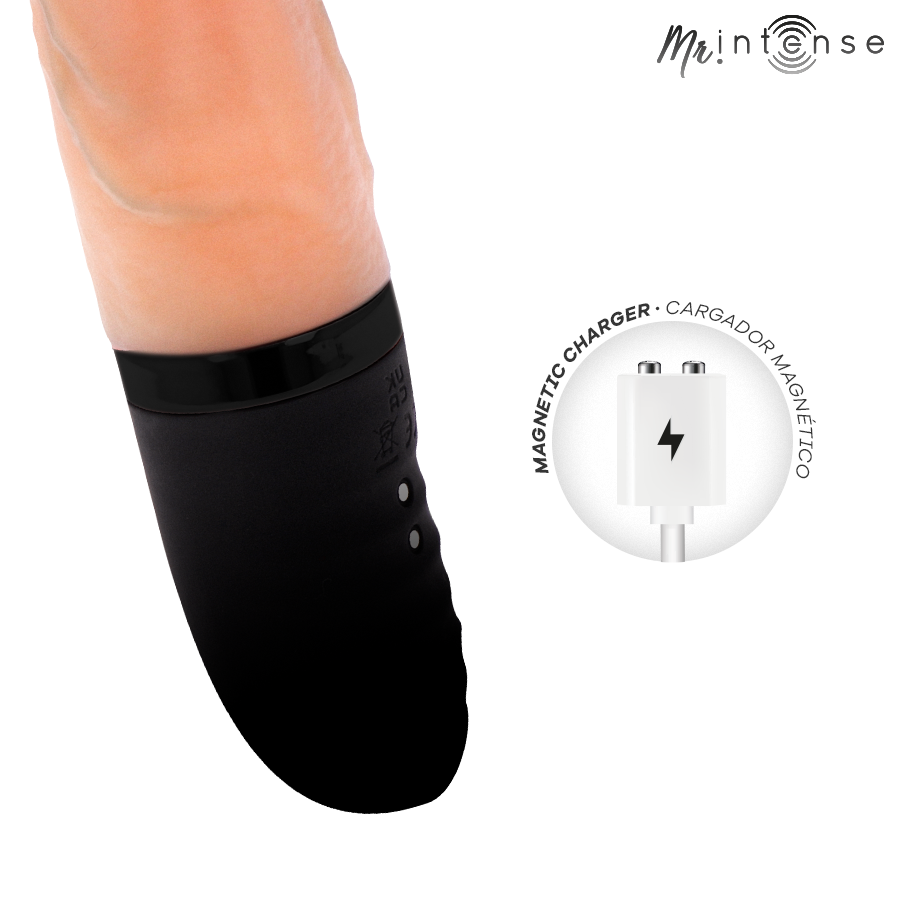 MR INTENSE - JEAN UP&DOWN VIBRATOR SILIKON MIT WÄRMEEFFEKT 24 CM -Ø- 3,8 CM