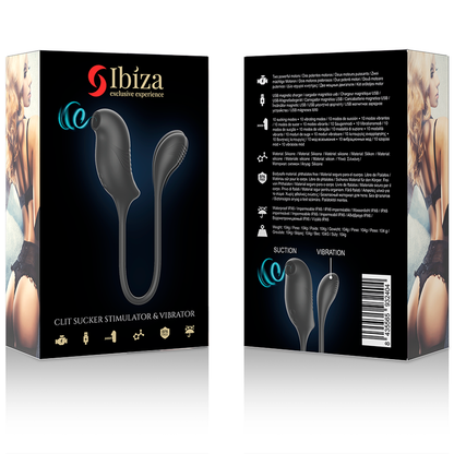 IBIZA - MAGISCHER KLITORIS-SAUG- UND VIBRATIONSSTIMULATOR