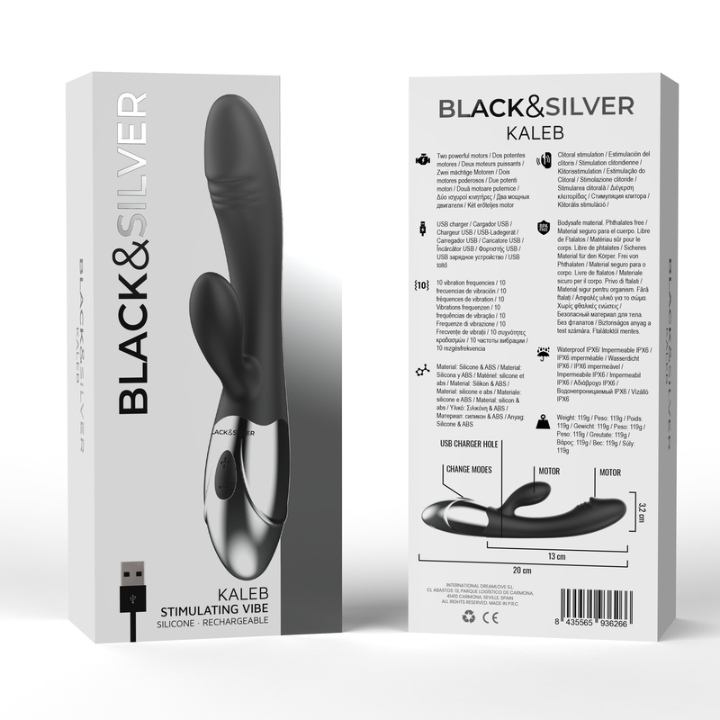 BLACK&SILVER - KALEB STIMULIERENDE VIBE