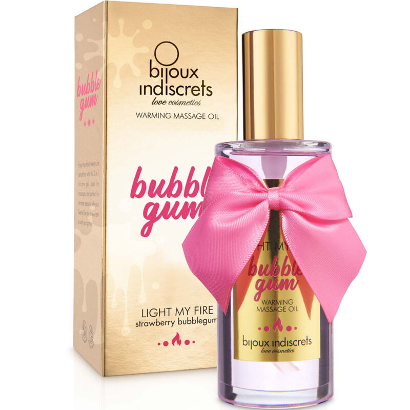 BIJOUX INDISCRETS - LIGHT MY FIRE MASSAGEÃL WRMEEFFEKT GUM-GESCHMACK