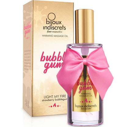 BIJOUX INDISCRETS - LIGHT MY FIRE MASSAGEÃL WRMEEFFEKT GUM-GESCHMACK