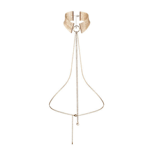 BIJOUX INDISCRETS - DÃSIR MÃTALLIQUE GOLDENE METALLIC-HALSKETTE