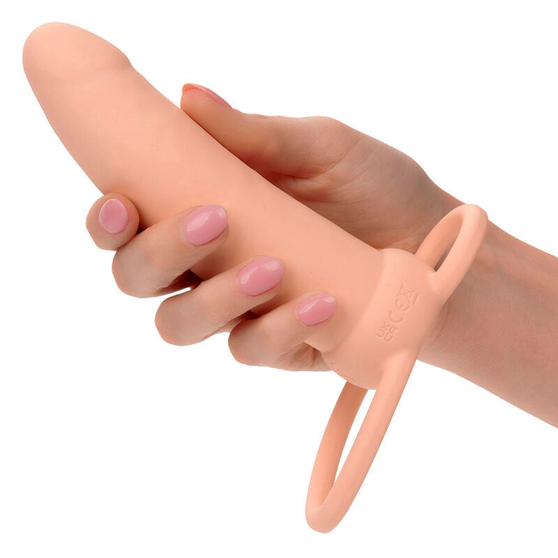 CALEXOTICS - MAXX THICK DUAL PENETRATOR 10 VIBRATIONEN FLEISCH
