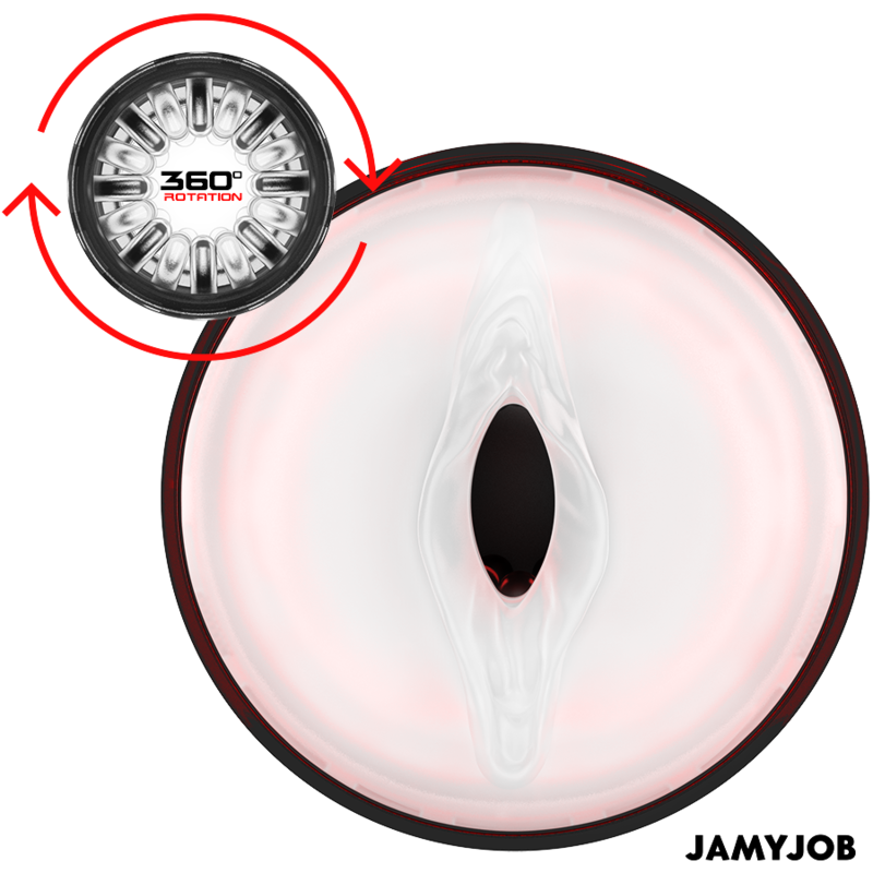 JAMYJOB - STORM AUTOMATISCHER VAGINALMASTURBATOR MIT 10 MODI, ROTATION UND DRUCKFUNKTION