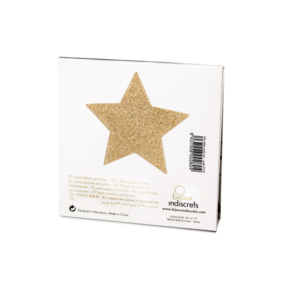 BIJOUX INDISCRETS - FLASH GOLDEN STAR NIPPELABDECKUNGEN