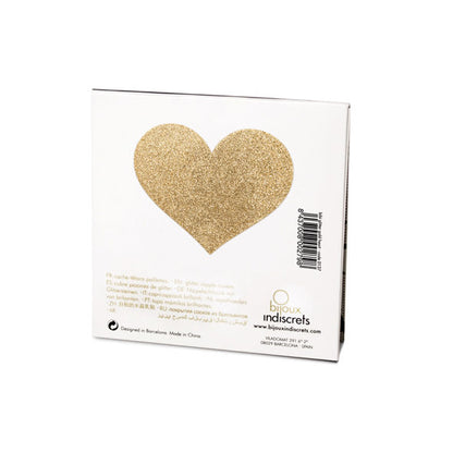 BIJOUX INDISCRETS - FLASH GOLDEN HEART NIPPELABDECKUNGEN