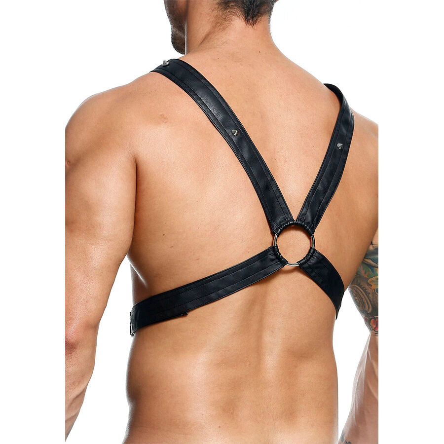 MOB - DNGEON GEKREUZTES SCHWARZES KETTENGESCHIRR EINE GRÖSSE