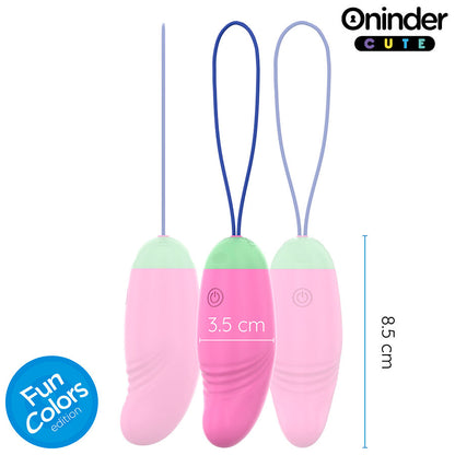 ONINDER CUTE – LIEBE UND VERGNÜGEN: 360° VIBRIERENDES UND ROTIERENDES SILIKON-EI – KOSTENLOSE WELTWEITE APP