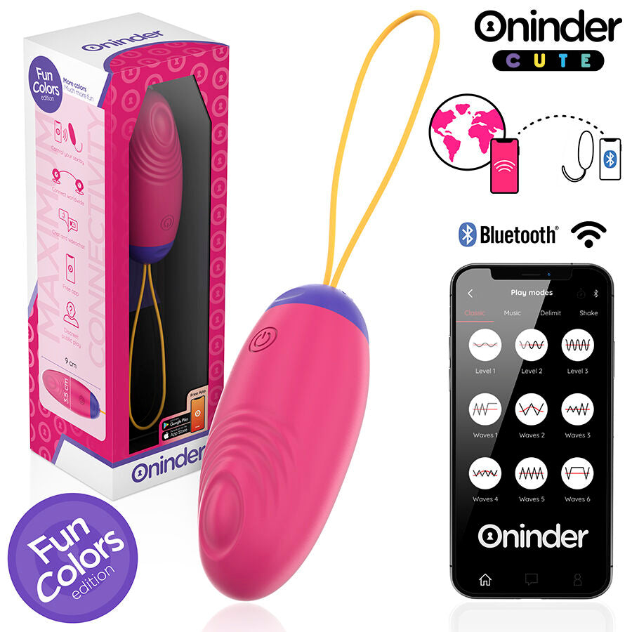 ONINDER CUTE – LIEBE, VERGNÜGEN, VIBRO-WAVE-KOPFEN MIT SILIKON-EI – KOSTENLOSE GLOBALE APP