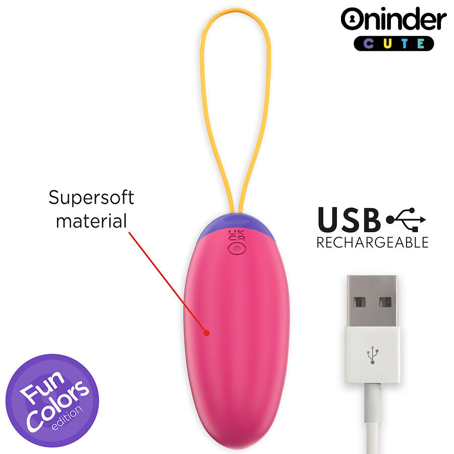 ONINDER CUTE – LIEBE, VERGNÜGEN, VIBRO-WAVE-KOPFEN MIT SILIKON-EI – KOSTENLOSE GLOBALE APP