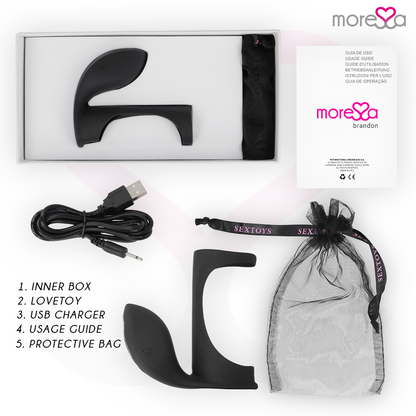 MORESSA - BRANDON VIBRATORRING MIT ABDECKUNG