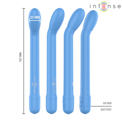 INTENSE - KARLIE WIEDERAUFLADBARER G-PUNKT-STIMULATOR BLAU