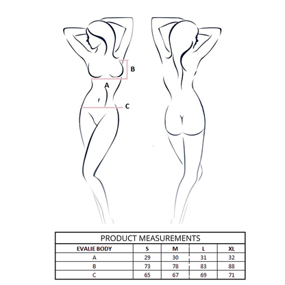 PASSION - EVALIE BODY SCHWARZ L/XL