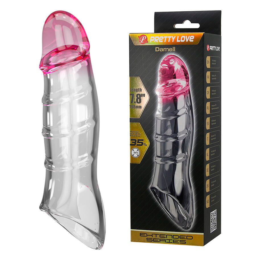 PRETTY LOVE - DARNELL PENIS-COVER MIT TRANSPARENTEM EFFEKT