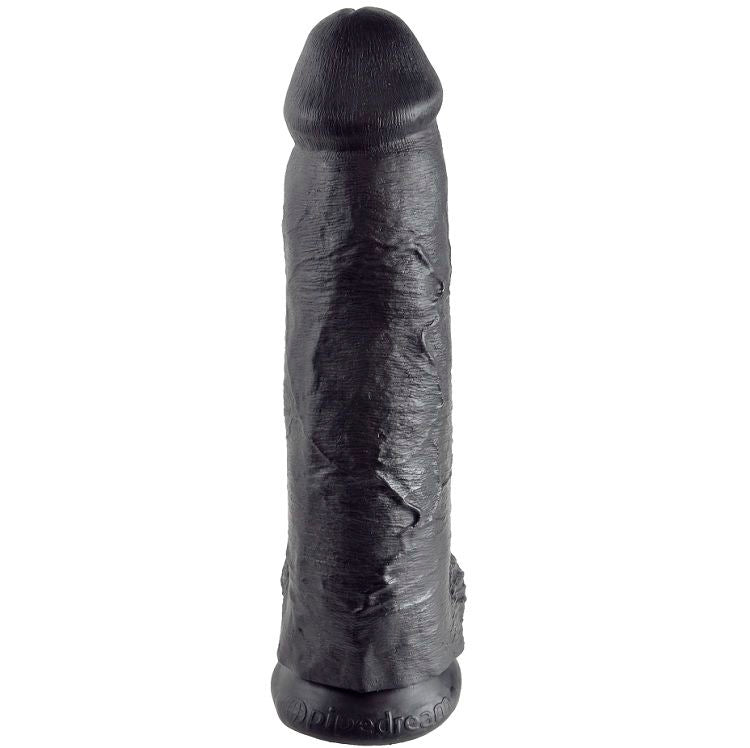 KING COCK - DILDO SCHWARZ MIT EIER 30.48 CM